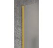 Gelco VARIO GOLD MATT jednoczęściowa kabina przysznicowa Walk-In montaż przy ścianie szkło matowe 700 mm GX1470-01