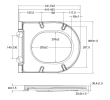 Isvea 40KF0200I SISTEMA A deska wc SLIM Soft Close Easy Take biały