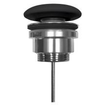 Kerasan 923331 Odplyw umywalkowy 5/4'' click-clack korek ceramiczny 5-65mm czarny mat