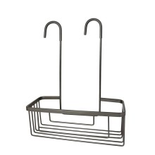 Gedy 248981 SMART półka do kabiny prysznicowej zawieszana na baterii 300x375x120 mm gun metal
