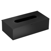 Gedy 230814 Pojemnik na chusteczki higieniczne ścienny 250x75x130 mm czarny mat