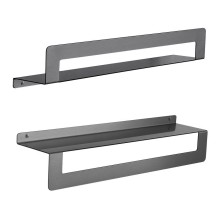 Gedy 2019815 CLEO półka zuchwytem na ręczniki 500mm gun metal