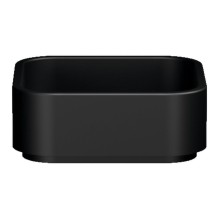 Kerasan 554431 HAKO umywalka ceramiczna nablatowa 40x40cm czarny mat