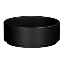 Kerasan 554131 OKE umywalka ceramiczna nablatowa średnica 40cm czarny mat