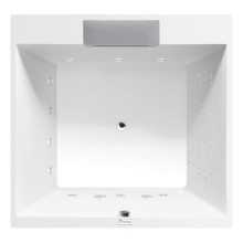 Polysan 23611F.5010 Came Falls wanna z hydromasażem 175x175x50cm Highline Hydro chrom