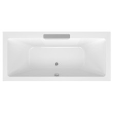 Polysan 73836.100 CASCATA wanna prostokątna 185x85x45cm kaskada ze stali nierdzewnej