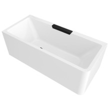 Polysan 73836ML.102 CASCATA L MONOLITH wanna prostokątna 180x80x60 kaskada czarna