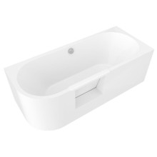 Polysan 75561 PORTAS R asymetryczna wanna z drzwiami 180x75x60cm biały