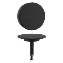 Polysan 71891.21 Elementy zewnętrzne wannowego zestawu odpływowego czarny mat