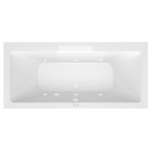 Polysan 73836.101.6020 CASCATA wanna z hydromasażem 185x85x45cm kaskada biała Highline Hydro-Air chrom