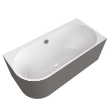 Polysan 34611M.43 ASTRA R MONOLITH wanna wolnostojąca przyścienna 160x75x60cm biały/agila