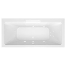 Polysan 73836.101.1020 CASCATA wanna z hydromasażem 185x85x45cm kaskada biała Active Hydro chrom