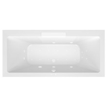 Polysan 73836.101.2020 CASCATA wanna z hydromasażem 185x85x45cm kaskada biała Active Hydro-Air chrom