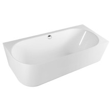 Polysan 90177R SUSSI R wanna przyścienna narożna kompozyt 170x70x495cm biały