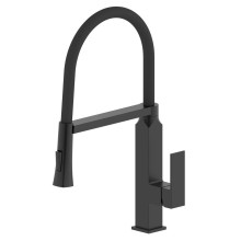 Sapho MA780B Maya bateria zlewozmywakowa z prysznicem czarny mat