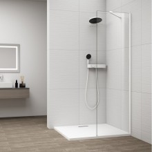 Polysan ES1060-03 Esca White Matt jednoczęściowa kabina przysznicowa Walk-In szkło czyste 600 mm