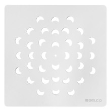 Gelco KSM104W XENA kwadratowa maskownica syfonu biały