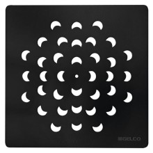 Gelco KSM104B XENA kwadratowa maskownica syfonu czarny