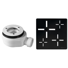 Gelco KSM107B-SN90 Syfon do brodzików średnica 90mm DN40 korek czarny