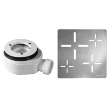 Gelco KSM107CH-SN90 Syfon do brodzików średnica 90mm DN40 korek chrom