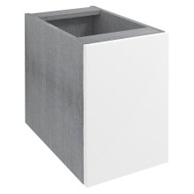 Sapho WA030-3011 WAVE szafka wisząca dolna 30x45x478cm prawa/lewa biała/dąb srebrny