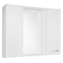 Aqualine 45025S ZOJA/KERAMIA FRESH STRIP szafka z lustrem i oświetleniem LED 70x60x14cm biały
