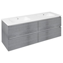 Sapho EZ141-1111 EZARA szafka pod umywalkę 140x55x46cm dąb srebrny