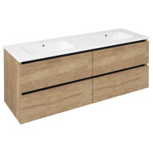 Sapho EZ141-2222 EZARA szafka pod umywalkę 140x55x46cm dąb alabama