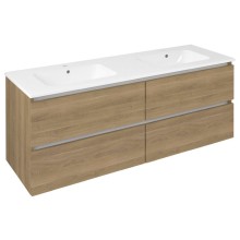 Sapho EZ141-2525 EZARA szafka pod umywalkę 140x55x46cm dąb cuneo