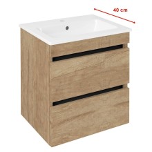 Sapho EZ492-2222 EZARA szafka pod umywalkę 48x54x39cm dąb alabama