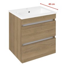 Sapho EZ492-2525 EZARA szafka pod umywalkę 48x54x39cm dąb cuneo