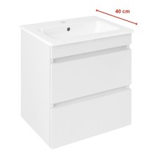 Sapho EZ492-3030 EZARA szafka pod umywalkę 48x54x39cm biały połysk