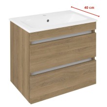 Sapho EZ592-2525 EZARA szafka pod umywalkę 58x54x39cm dąb cuneo