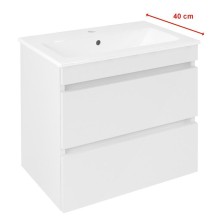 Sapho EZ592-3030 EZARA szafka pod umywalkę 58x54x39cm biały połysk