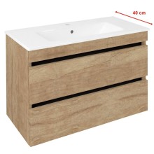 Sapho EZ792-2222 EZARA szafka pod umywalkę 78x54x39cm dąb alabama