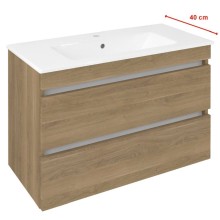 Sapho EZ792-2525 EZARA szafka pod umywalkę 78x54x39cm dąb cuneo