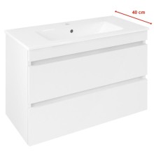 Sapho EZ792-3030 EZARA szafka pod umywalkę 78x54x39cm biały połysk