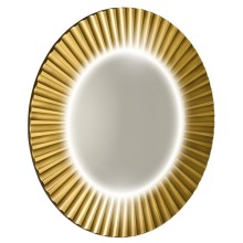 Sapho PD950 PRIDE STRIP okrągłe lustro z oświetleniem LED w ramie średnica 90cm złoto