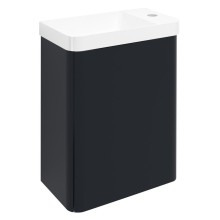 Sapho LT113-3434 ZORBA szafka pod umywalkę 39x50x215cm antracyt mat