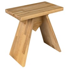 Sapho AS410 ASTYLE taboret 40x41x25cm lite drewno dąb naturalny