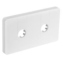 Aqualine QS515W Q-START rozeta maskująca zespolona do zaworów o rozstawie biały