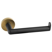 Sapho WS026BG LARISSA wieszak na papier toaletowy czarny/złoty mat