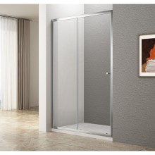 Aqualine ATS120 UGGA drzwi prysznicowe przesuwne 1200mm szkło czyste