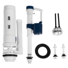 Sapho NDPC107V-1 Mechanizm spłukujący z przyciskiem DUAL 49 mm napełnianie od dołu 1/2" chrom