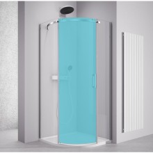 Polysan TL2690BL THRON COMPONENT kabina prysznicowa półokrągła 900x900mm szkło czyste lewa