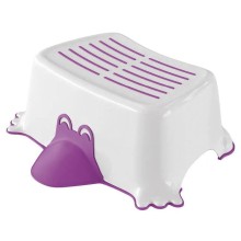 Aqualine 366414 DUCK podnóżek dziecięcy z antypoślizgiem dla dzieci fioletowy