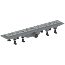 Aqualine 1702-91 MALVI odpływ liniowy z rusztem ze stali nierdzewnej L-910 DN50