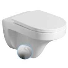 Aqualine PS8512 DENICA wc misa wisząca Vortex Rimless 36x52cm biały