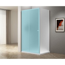 Aqualine AWP80 UGGA ścianka boczna 800mm szkło Brick biały