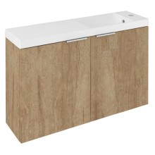 Sapho LT110-SET06 LATUS X szafka podumywalkowa 788x50x22cm dąb Alabama